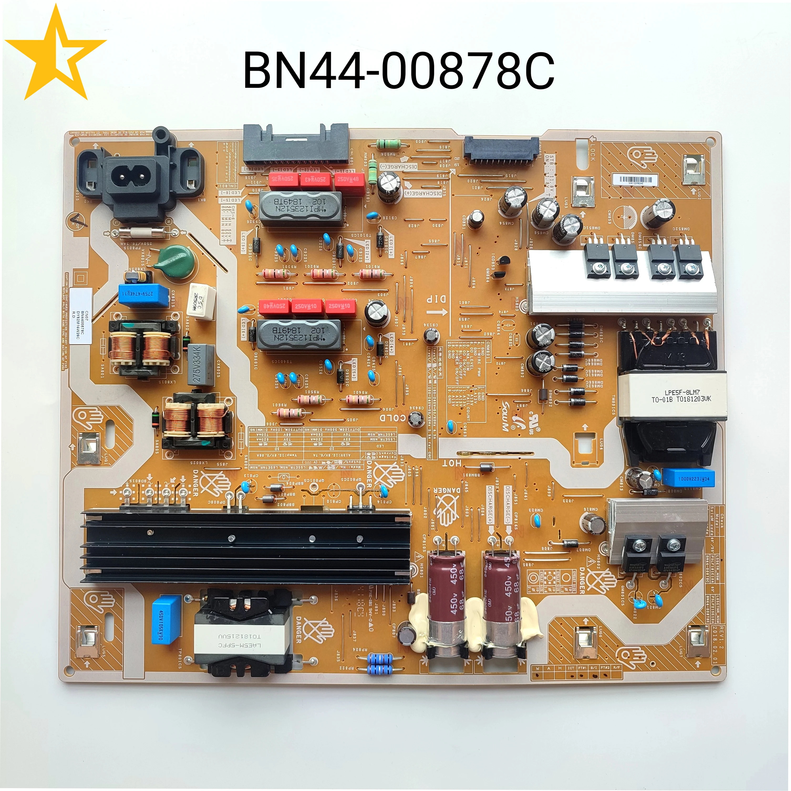 

NEW Netzteil BN44-00878C L55E7R_NSM PSLF181E10A REV 1.2 POWER SUPPLY BOARD For UE55NU8000T UE49NU8000T 55NU8000 TV