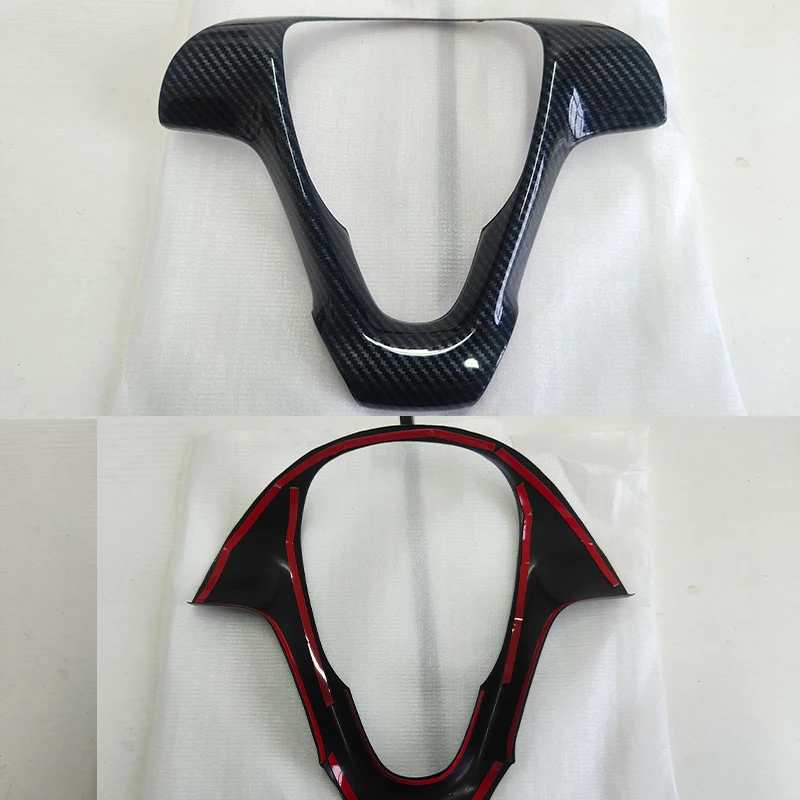 Car Steering Wheel Carbon Style Interior Modifications Steering Wheel Interior Parts Smart 451 Fortwo Brabus Edition