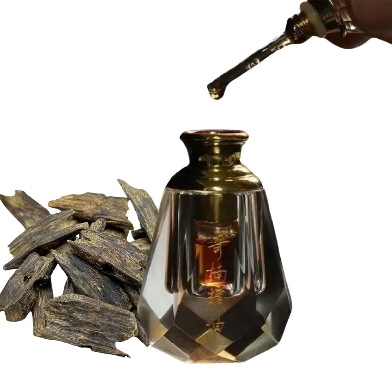 Aceite de Oud camboyano Premium, Original, grasa Oud, incienso Kynam Natural auténtico, aroma duradero, sueño profundo, Reduce la presión, 2ml/botella
