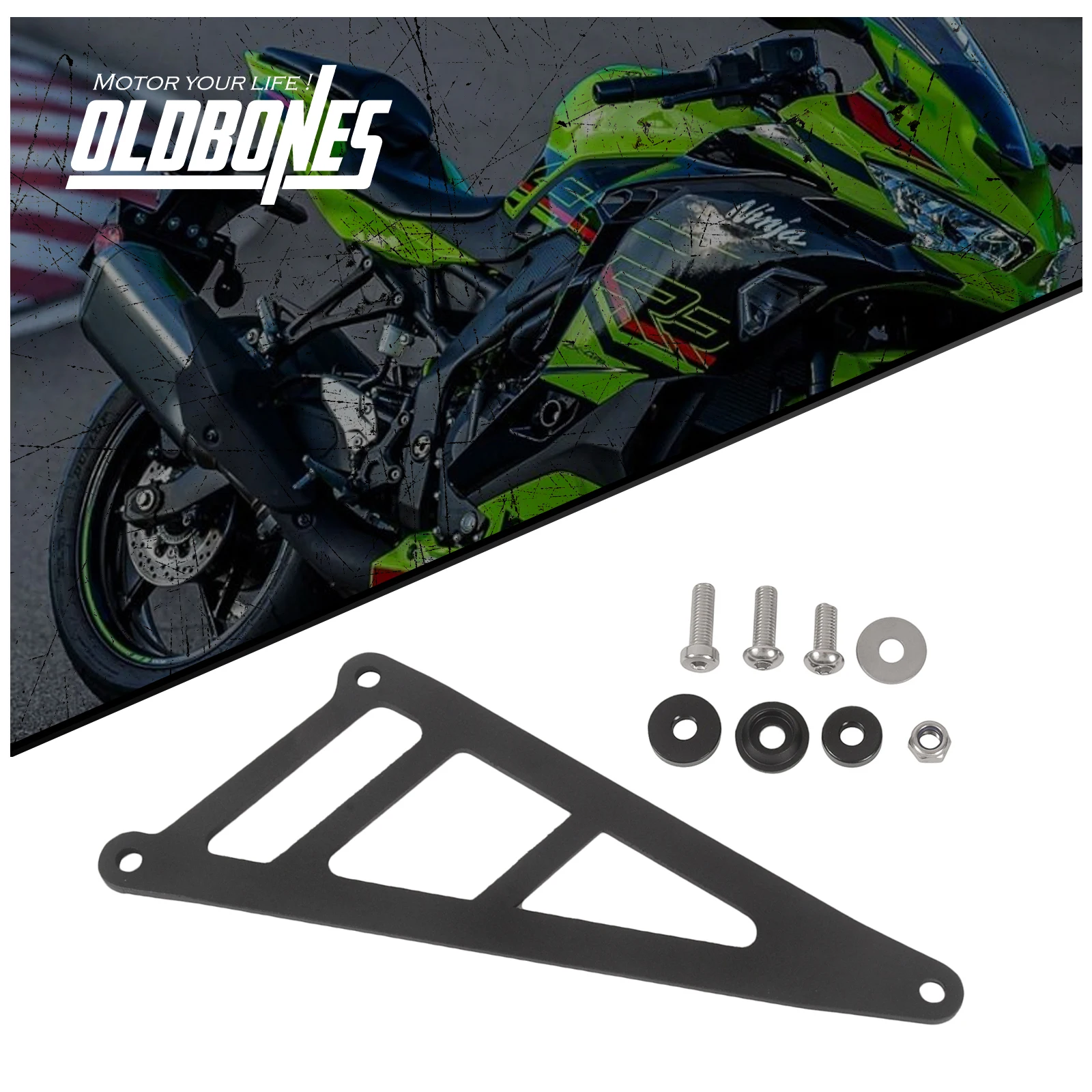 Exhaust Pipe Aluminium Hanger Muffler Support Bracket Holder Motorcycle Accessories For Kawasaki ZX4R ZX-4R ZX4RR