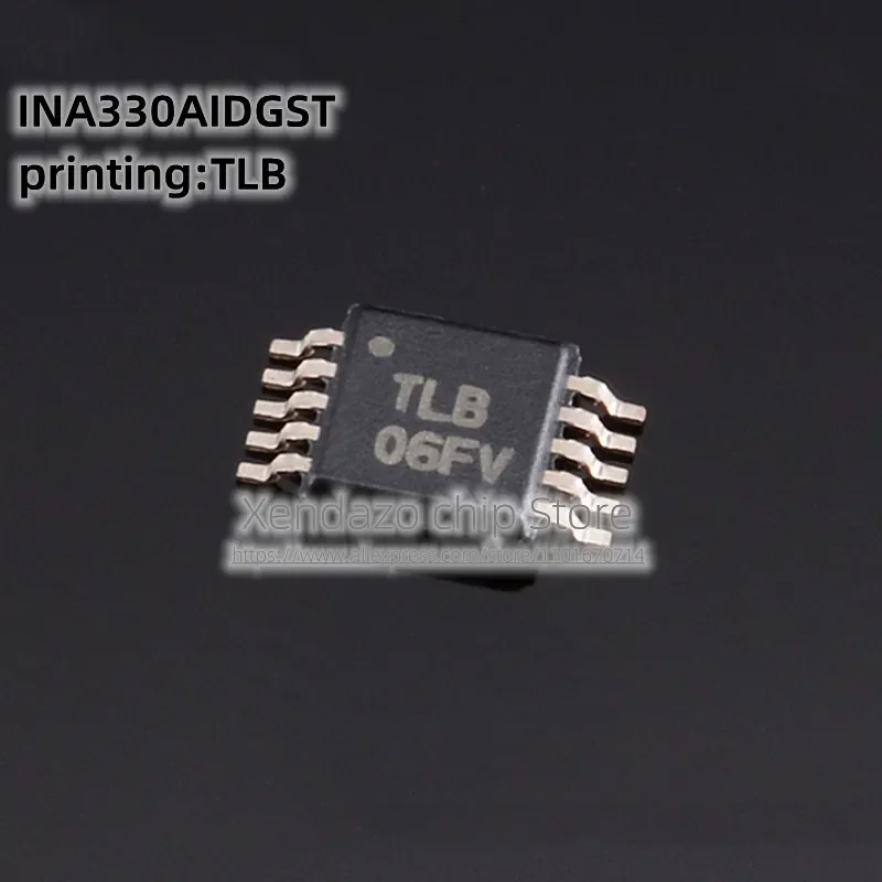 1pcs/lot INA330AIDGST INA330AI Silk screen printing TLB VSSOP-10 package Original genuine Operational amplifier chip