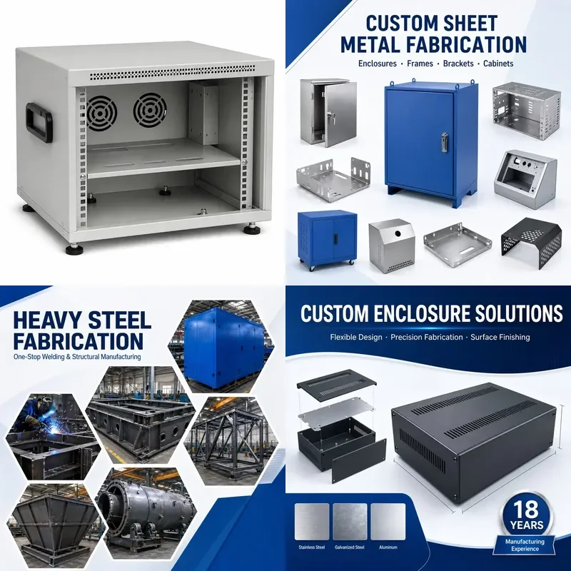 for Custom 19 Inch Rack Mount Cabinet Sheet Metal Processing Equipment Enclosure  Service