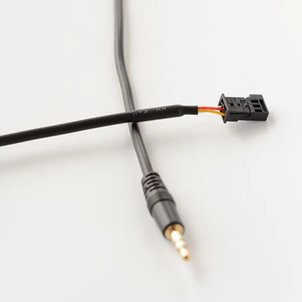 Back Of The Radio Car Audio System AUX Input Cable AUX Cable For Mercedes Easy To Use Light Weight Non-deformed