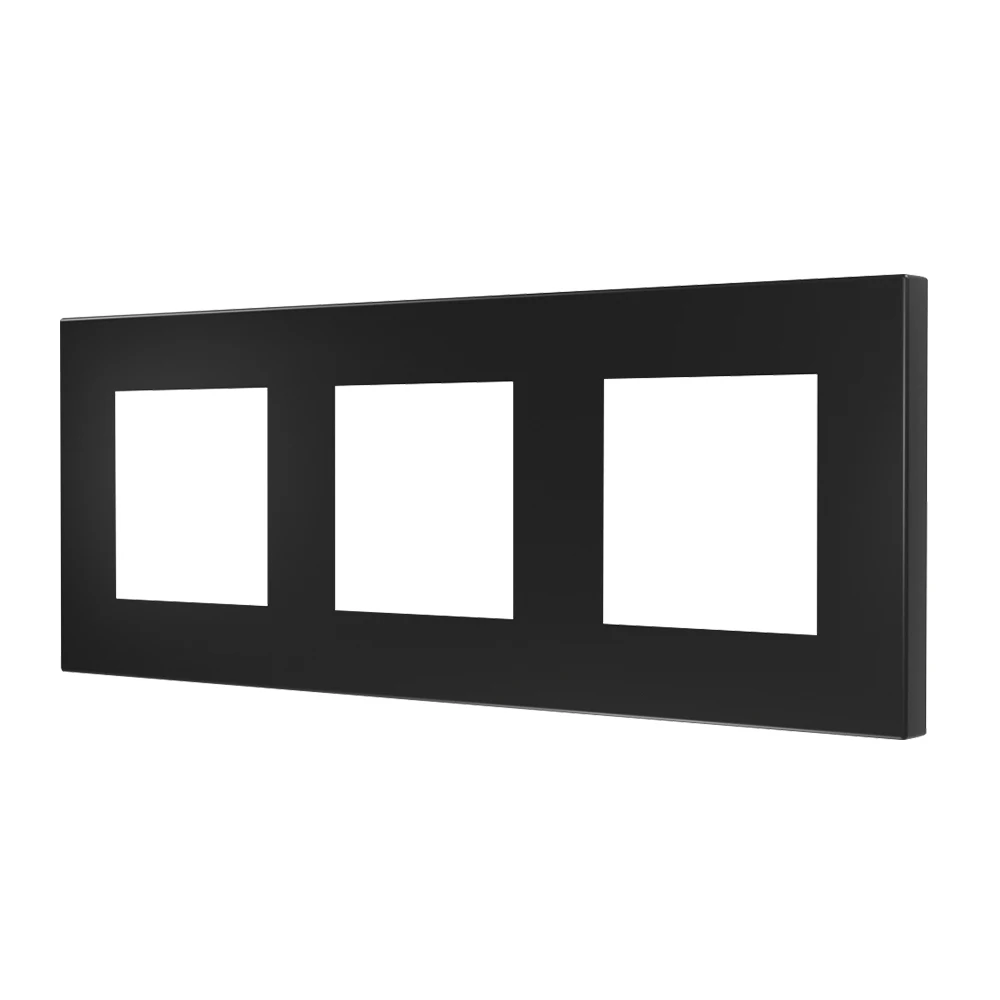 DAJIMEI EU RU Standard Plastic Panel Frames 1/2/3Gang Wall Push Button Switch Base Wall Socket Function Part TV ST USB DIY Part