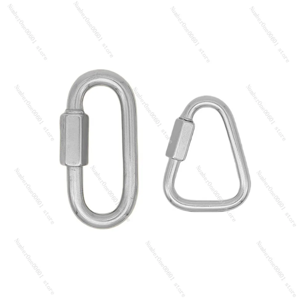 

Stainless steel carabiners connecting mountaineering high altitude climbing quick release carabiners o-type carabiners