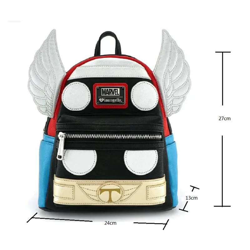 Loungefly Marvel Thor Classic Cosplay Womens Double Strap Shoulder Bag Purse Mini Backpacks