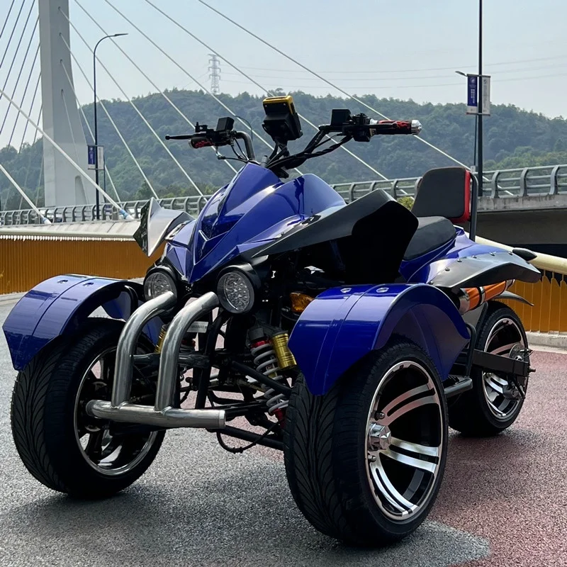 F1 Motorcycle ATV 14 Inch Automatic Chain Drive 200cc Inverted Tricycle ATV 4-Stroke Electric Start