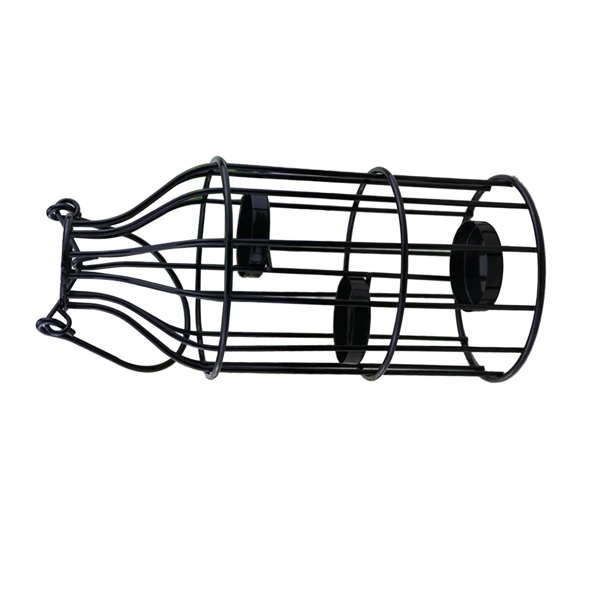 

Portable Retro Black Iron Hollow Holder Candlestick Home Desk Decoration Vintage Iron Craft Warm Light Lantern