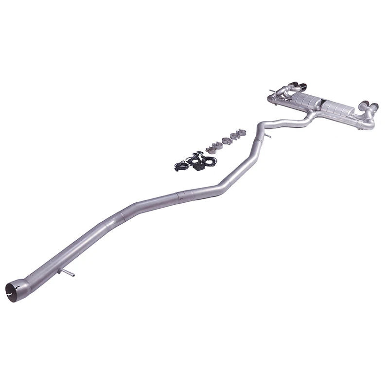 GFC brand for the 2014 BMW X5 3.0T F15 304 stainless steel Catback high-performance variable valve exhaust with muffler and tips view 4