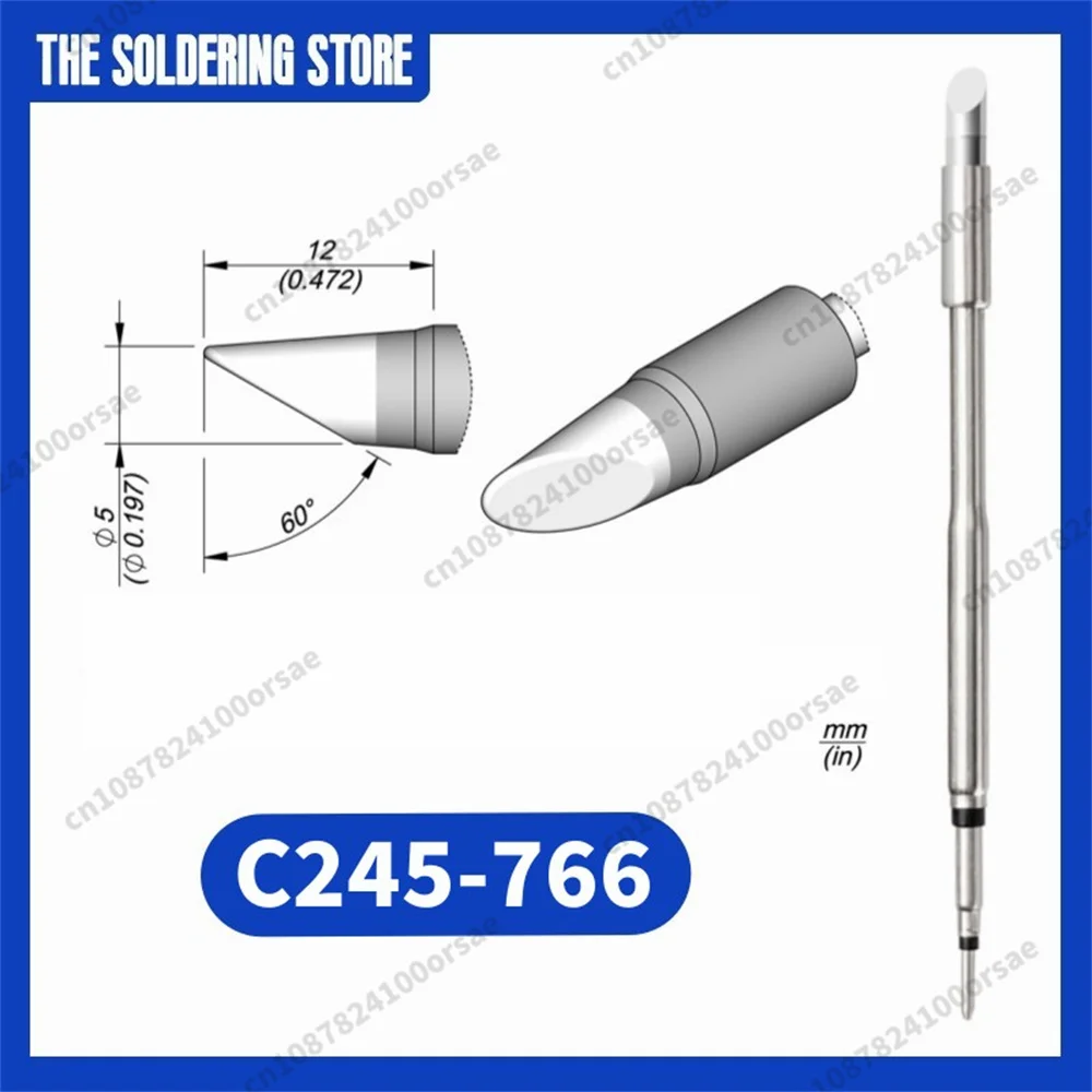 

C245 766 Cartridge for JBC SUGON AIFEN A9/A9pro T245 Soldering Handle, жало C245 Tip Replacement Accessory Tool