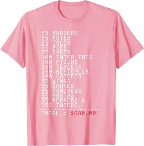 55 Burger 55 Pommes Ich Denke, Du Solltest Weggehen Lustiges T-Shirt Y2k Persönlichkeit Familienparty Kleidung Humor Aufdruck T-Shirt – Detail 8