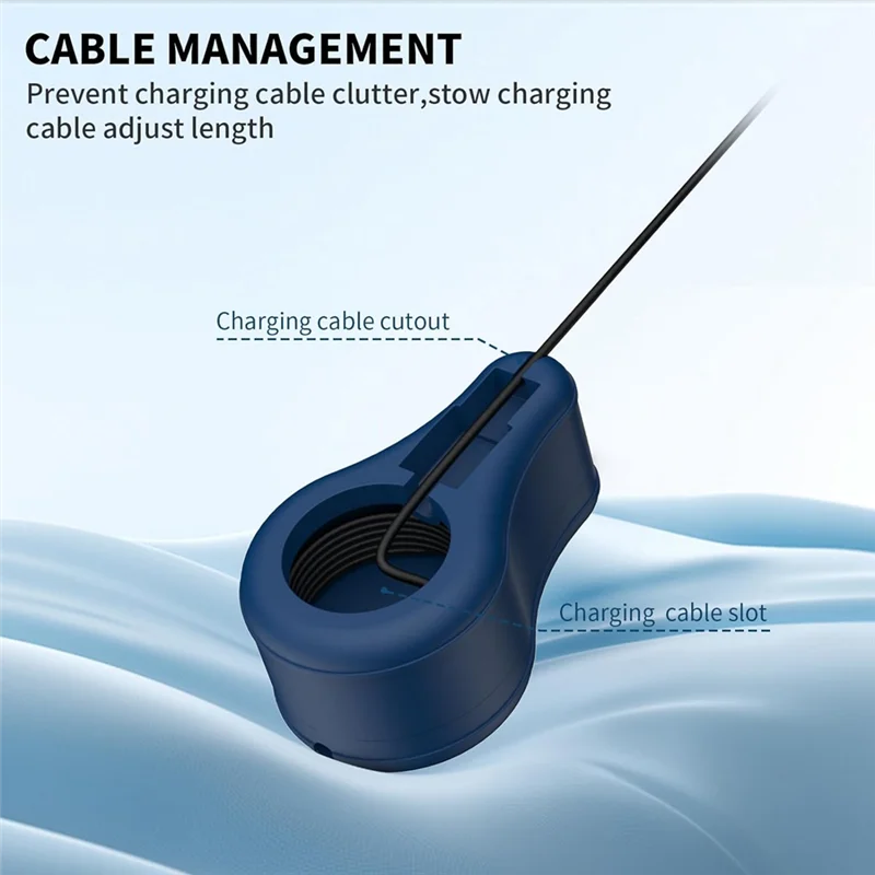 T24C Silicone Protector Cover For Oura Ring Gen3 , Cord Winder,  Organizer For Oura Ring Gen3