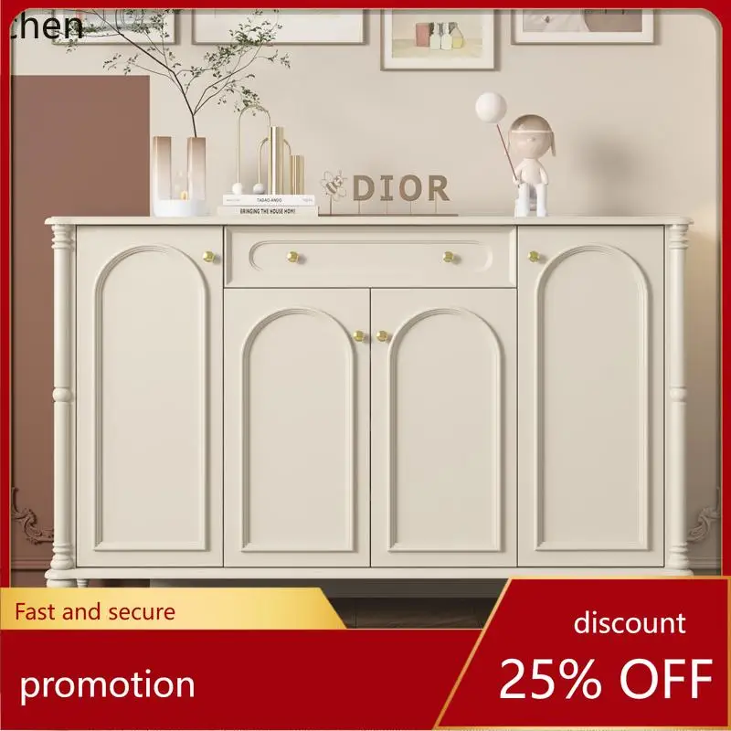 ZML Solid Wood Shoe Cabinet Home Doorway casual Modern Storage Cabinet Storage Cabinet