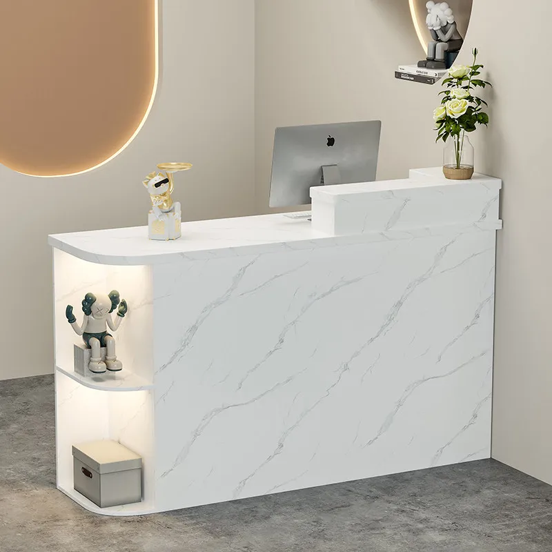 

Book Up Reception Desk Large Lift Window Robot Sprayer Clinic Picopresso Reception Desk Cleaner Comptoir Caisse Luxury Furniture