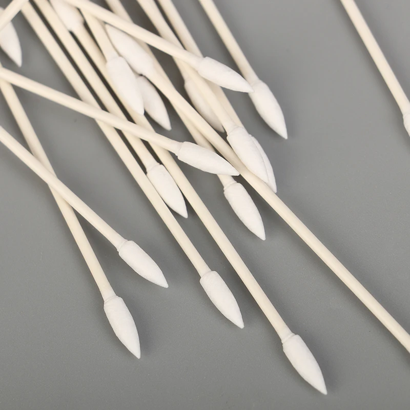 25Pcs/bag Disposable Cotton Swab Cosmetic Permanent Makeup Health Medical Ear Jewelry Clean Sticks Buds Tip Cotton Head Swab