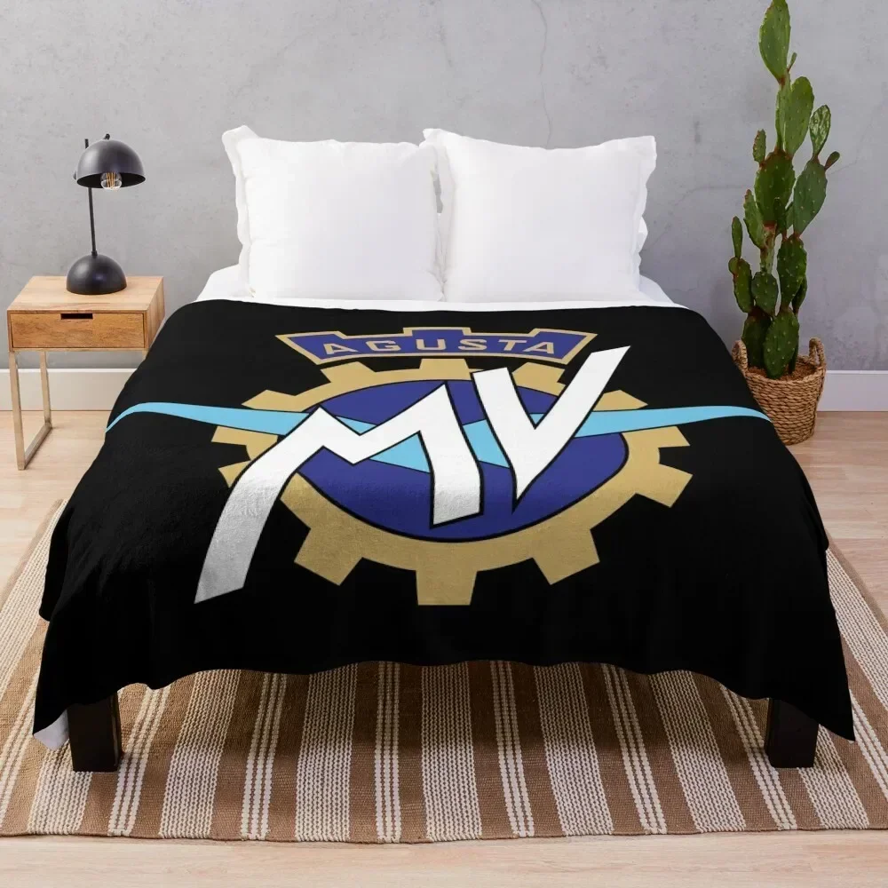 

MV Agusta logo Throw Blanket Cozy Home Blanket Gift for Christmas Holiday