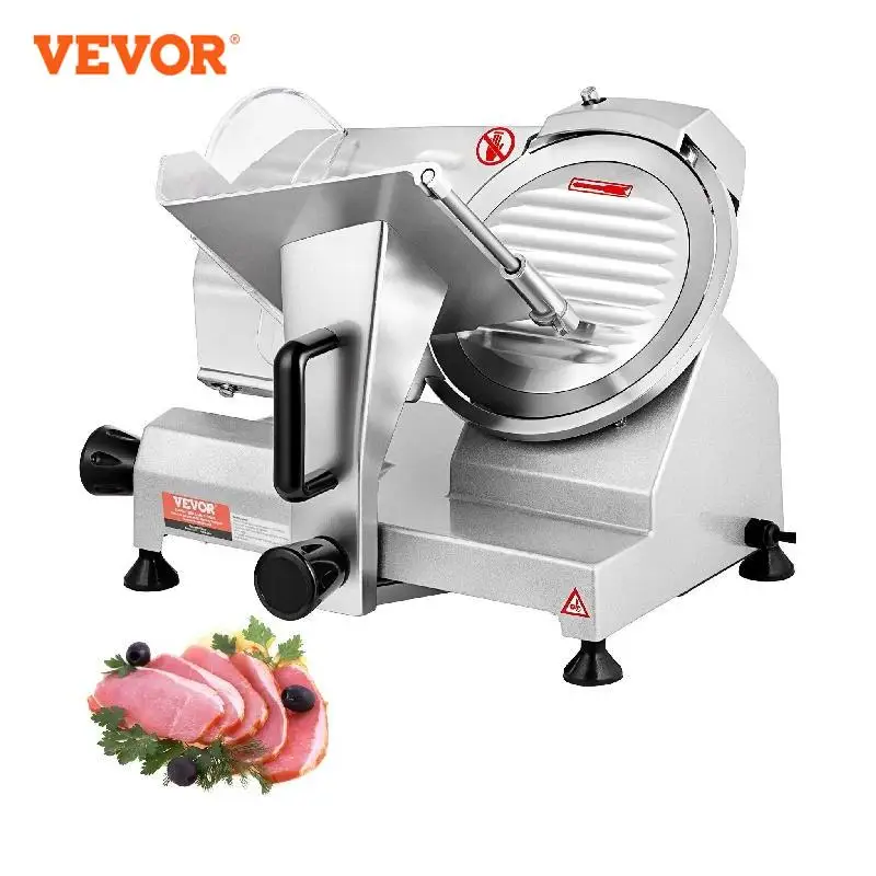 

VEVOR Meat Slicer 200W/240W/320W/340W Electric Deli Food Slicer Adjustable Thickness for Commercial and Home Use Cut Meat Cheese