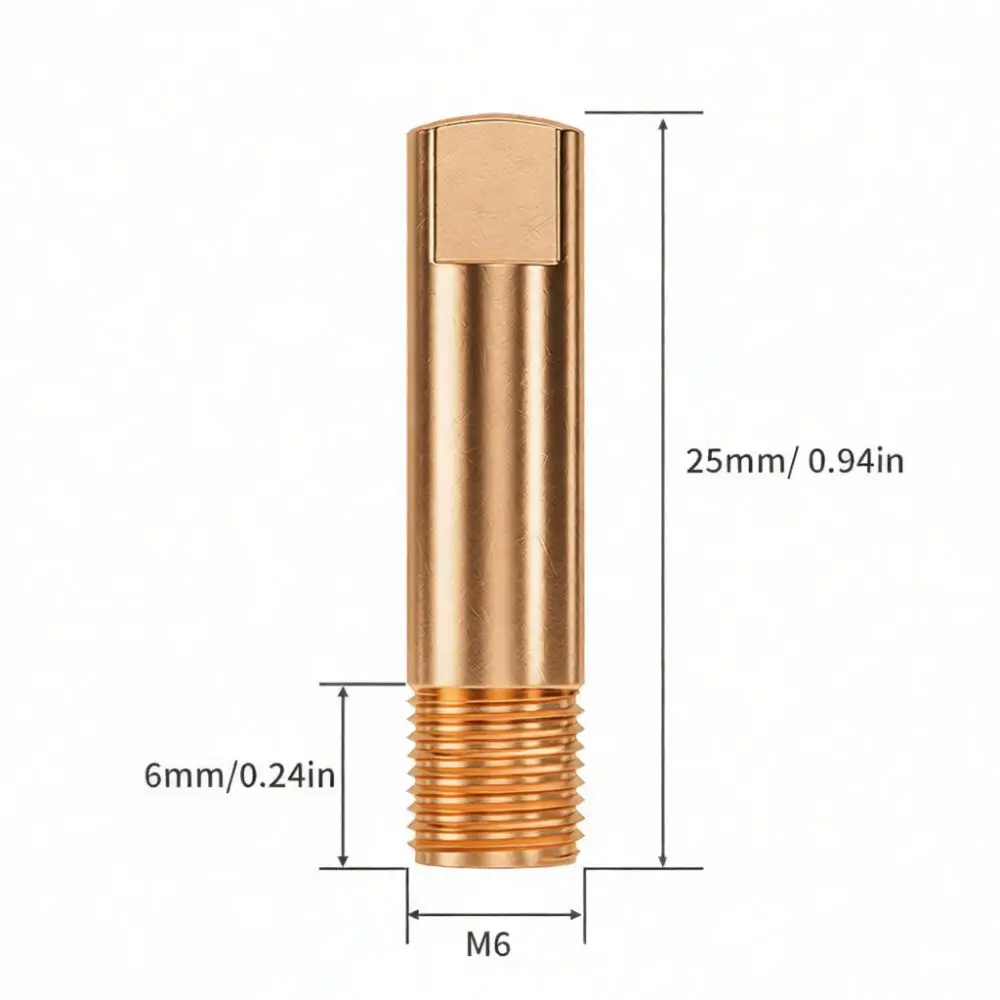 High Quality For MB15AK MIG Welding Consumables Set Copper Nozzle Contact Tips Holder Gas Shielded Welder Replacement Parts