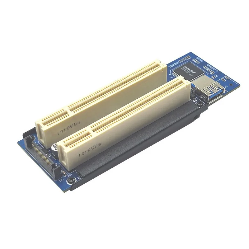 PCI‑E to PCI Adapter Card PCIe to Dual PCI Slot for Capture Card, Tax Card, Sound Card & Parallel Port Card