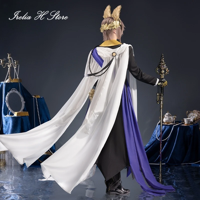 Irelia H 게임 Arknights Tragodia 코스프레 의상 Tragodia 유니폼 정장 할로윈 의상 남성