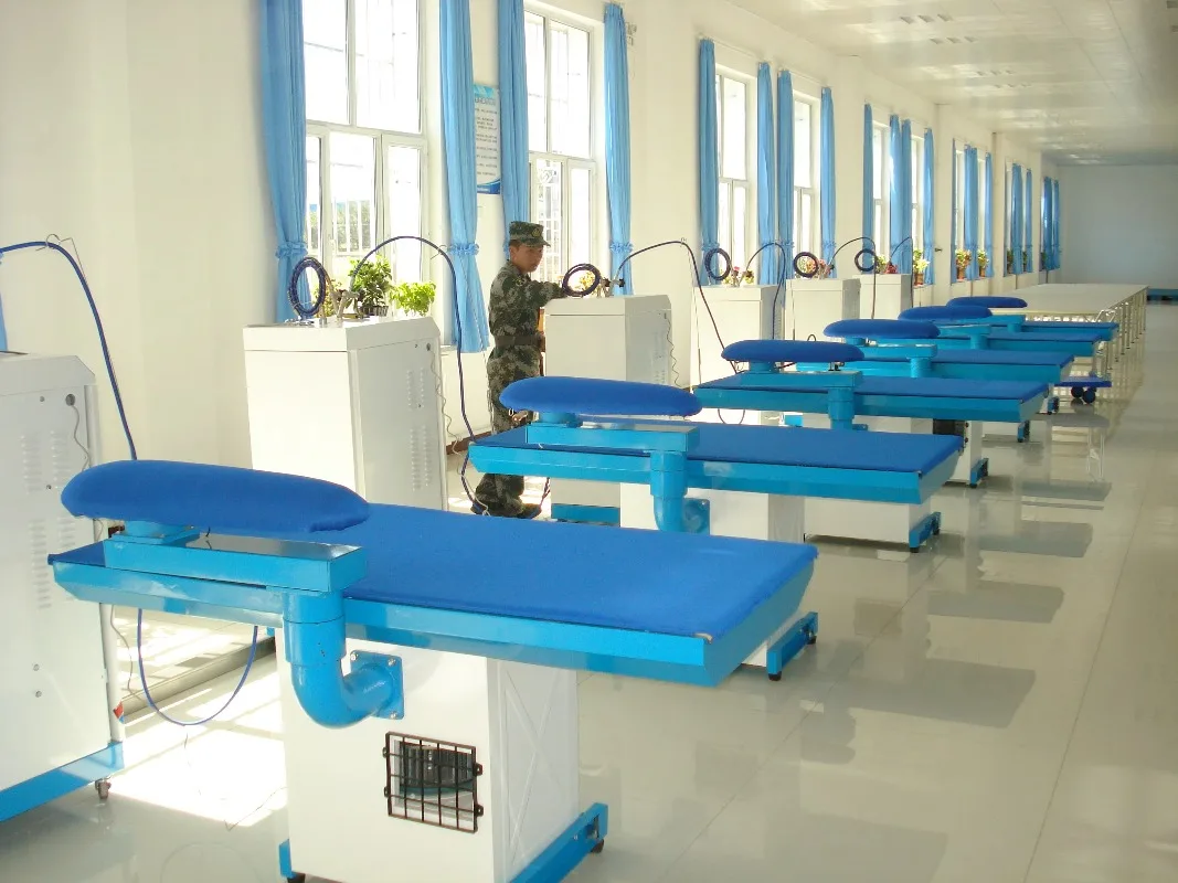 آلات الكي بالبخار الكهربائية الصناعية لصناعات التنظيف الجاف والضيافة مع مكونات المحرك الأساسية الجديدة #4