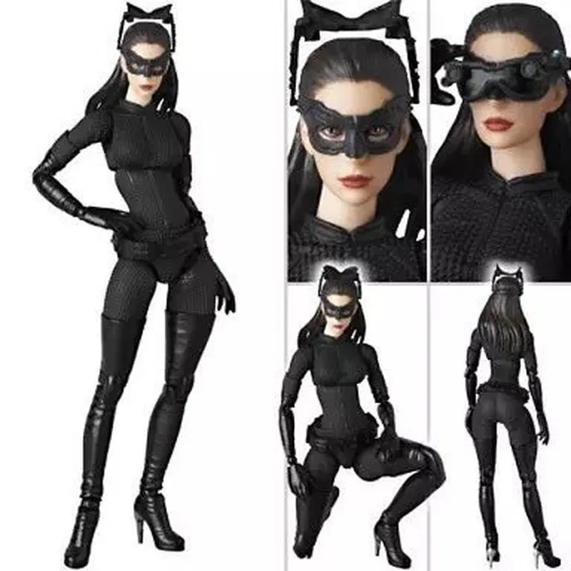 Maf Ex 009 Catwoman The Dark Knight Rises Batman Movie Action Figure Model  Desktop Ornament Film And Television Peripheral