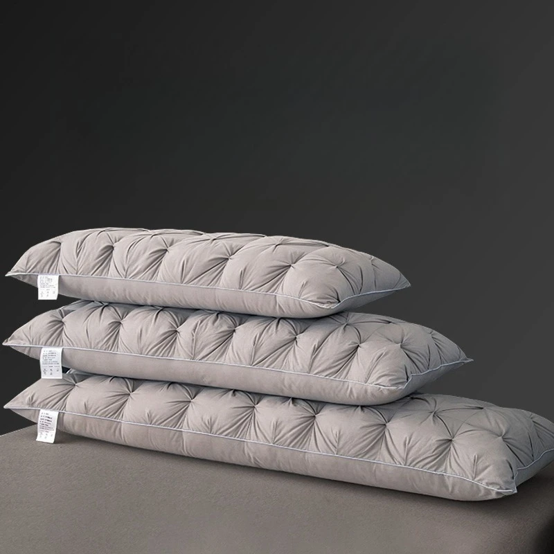 Hotel long pillow, double long pillow integrated, couple long pillow core to protect the cervical spine and help sleep the whole