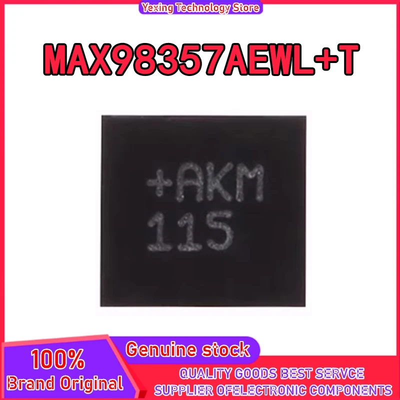 10PCS 100% New MAX98357AEWL+T MAX98357AEWL MAX98357A MAX98357 AKM BGA Chipset