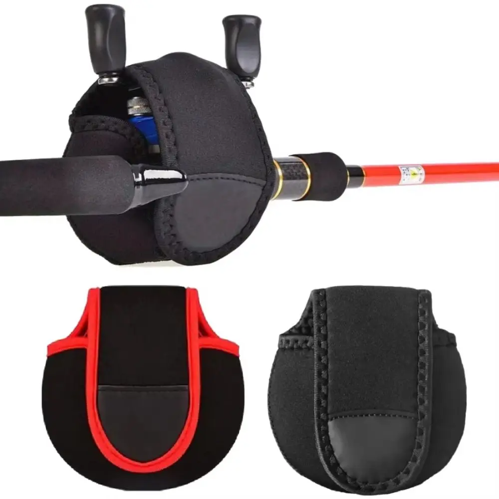 حقيبة تخزين عجلة قطرة الماء السميكة مقاومة للاهتراء متعددة الوظائف حقيبة عجلة الصيد مقاومة للماء محمولة #4