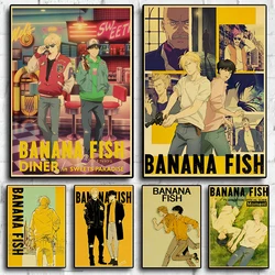 Japan Anime Banana fish Retro Art Decor Movie Painting Home Decor Wall Decor Cartoon Quality Canvas living room Poster