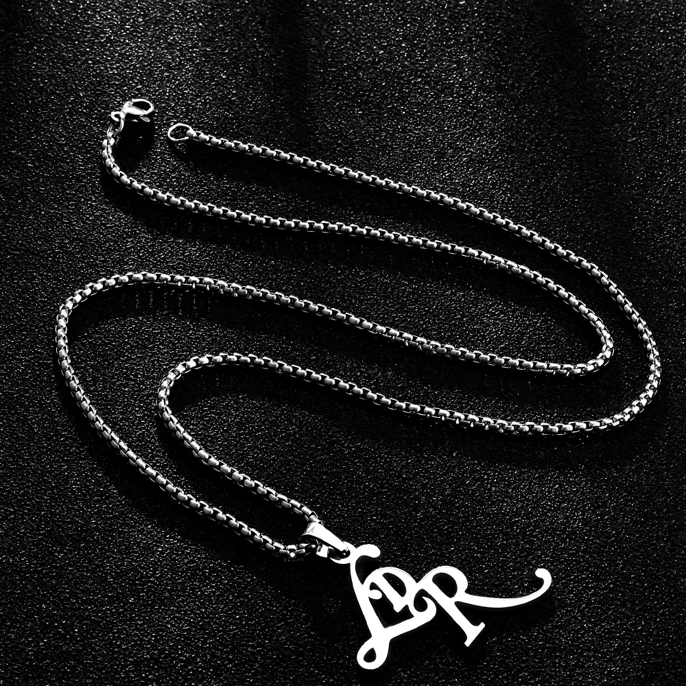 LDR قلادة قلادة المغني ستار لانا ديل ري نفس بسيط رائع موضة الفولاذ المقاوم للصدأ القلائد امرأة مجوهرات للبنات