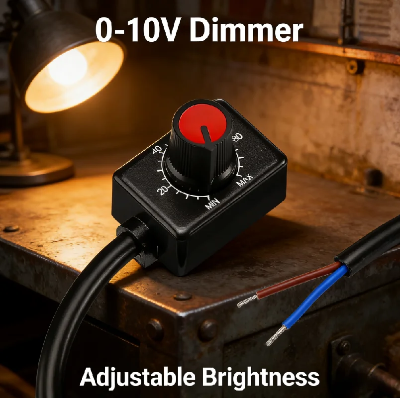 0-10V Dimmer LED Dimmer 35CM Adapter Cable Length High Working Efficiency IP45 Protection Level For Dimmable LED Lights