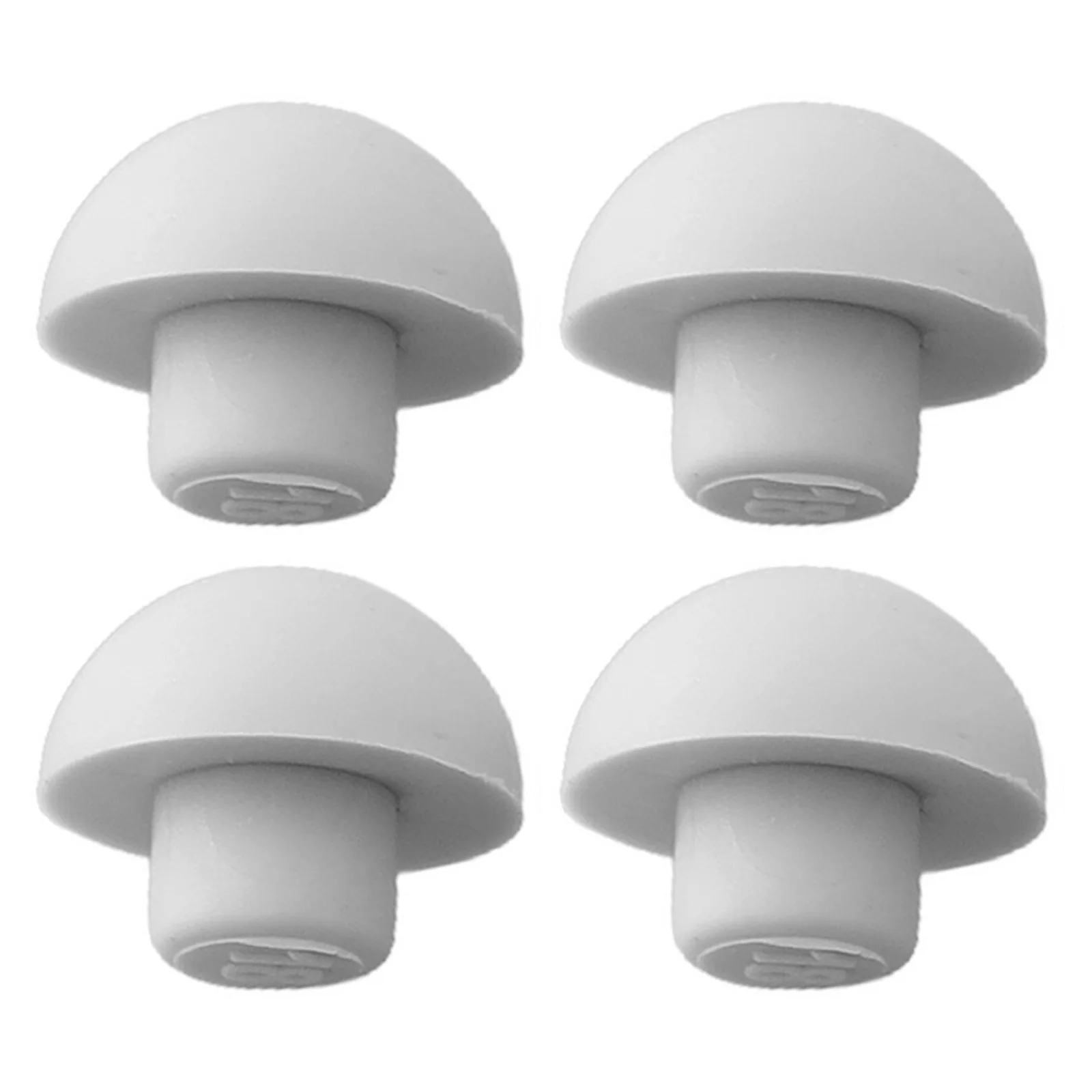 Toilet Seat Mounting Buffers 12 Count Shock Absorbing Replacement Parts for Standard Toilet Lid and Seat Assembly