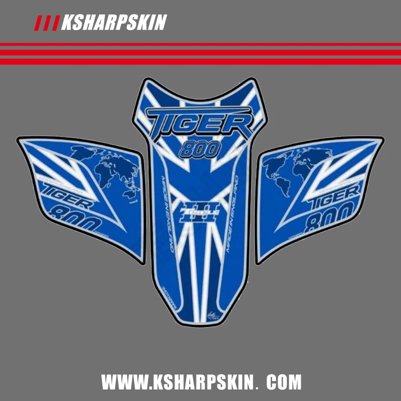 

Fuel tank carbon fiber scratch-resistant stickers motorcycle stickers fish bone decals for TRIUMPH TIGER 800