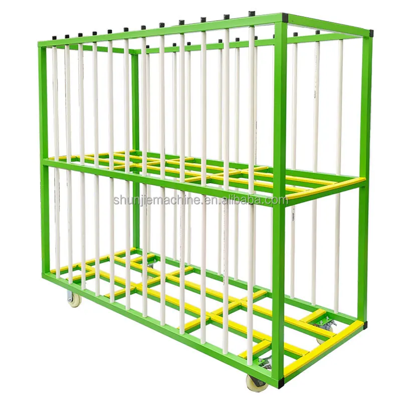 

Индивидуальная многослойная транспортная стойка для дверей и окон с колесами, стеллаж для хранения с двойным остеклением на окно для склада