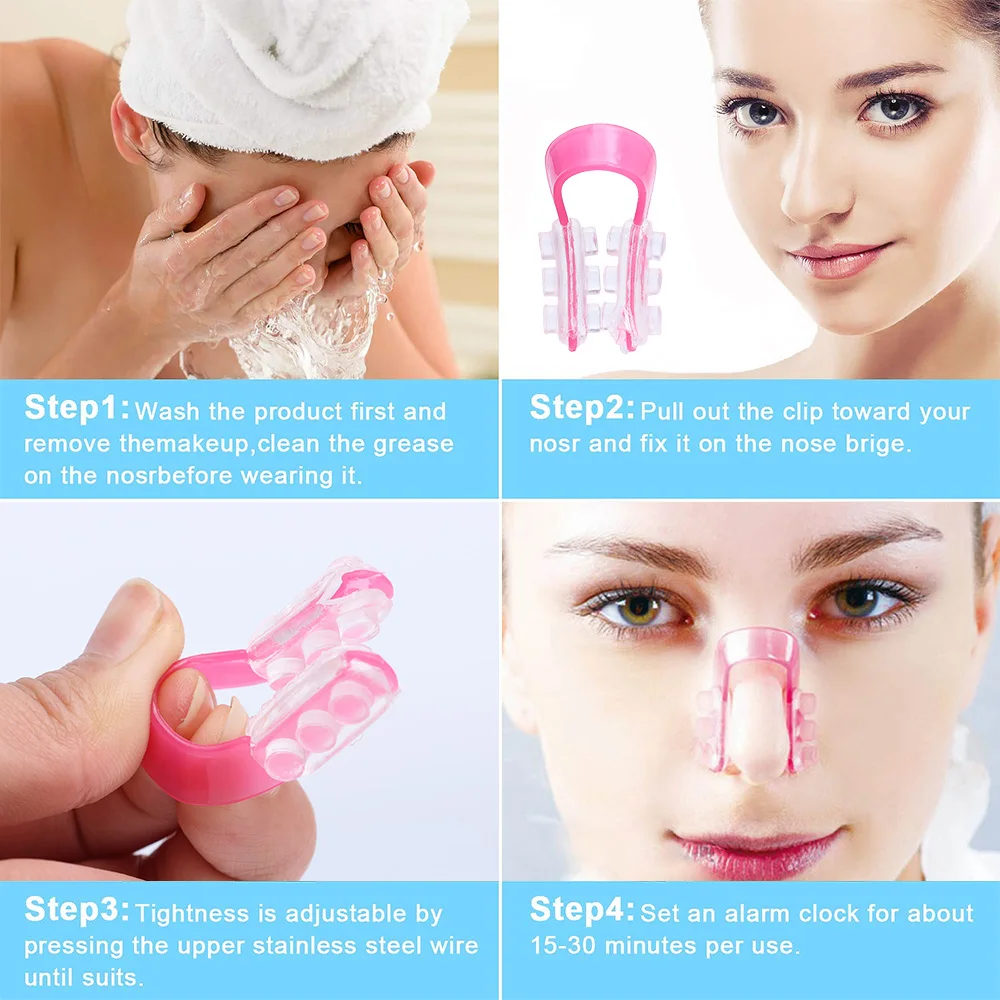الأنف المشكل الوجه حتى تشكيل آلة رفع جسر استقامة مشبك الأنف شد الوجه الأنف حتى كليب الوجه مصحح الجمال أداة