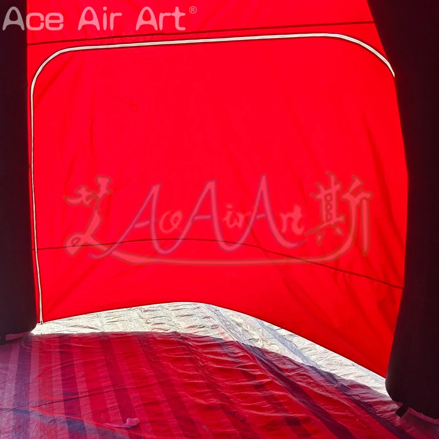 特注製作 屋外用サンシェードパビリオン インフレータブルスパイダーテント (取り外し可能な壁3面付き) 屋外イベントおよび車庫用