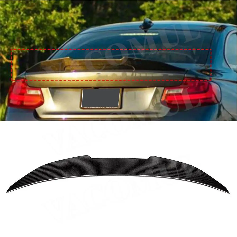 

VACOMUL Dry Carbon Rear Spoiler For BMW 2 Series F22 F87 M2 Sedan 2014-2019 Rear Boot Lid Duck Wings