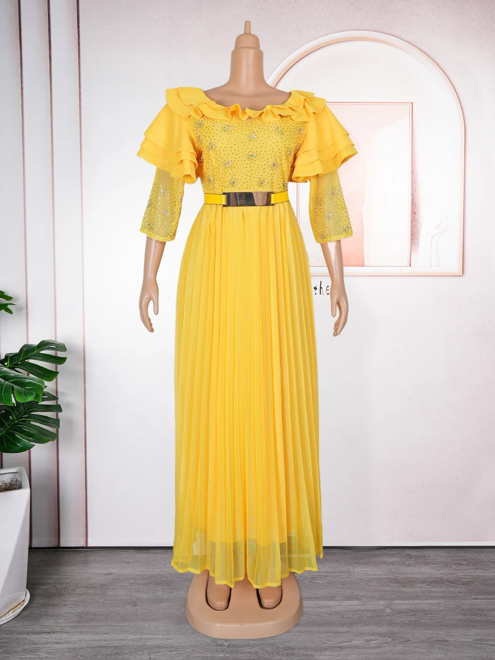 Plus Size African Party Dresses for Women 2026 New Fashion Dashiki Ankara Wedding Evening Gown Elegant Turkey Muslim Maxi Dress