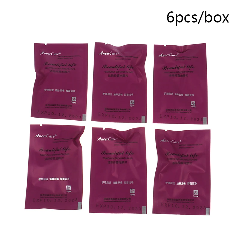 6Pcs/box Yoni Pearls Clean Point Feminine Vaginal Detox Pearl Hygiene Products