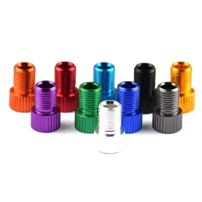 4-12Pcs Valve Adapter Set Convert French/UK to US Standard for Easy Tire Inflation with Standard Pump Or Air Compressor