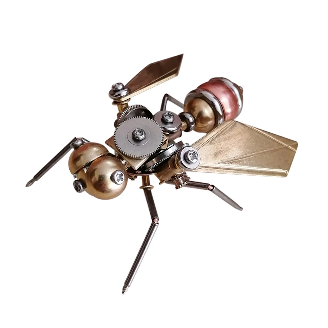 

3D Metal Assembled Model Mechanical Insect Drosophila Fly Handicrafts Mechanical Models Kids Adults Toys