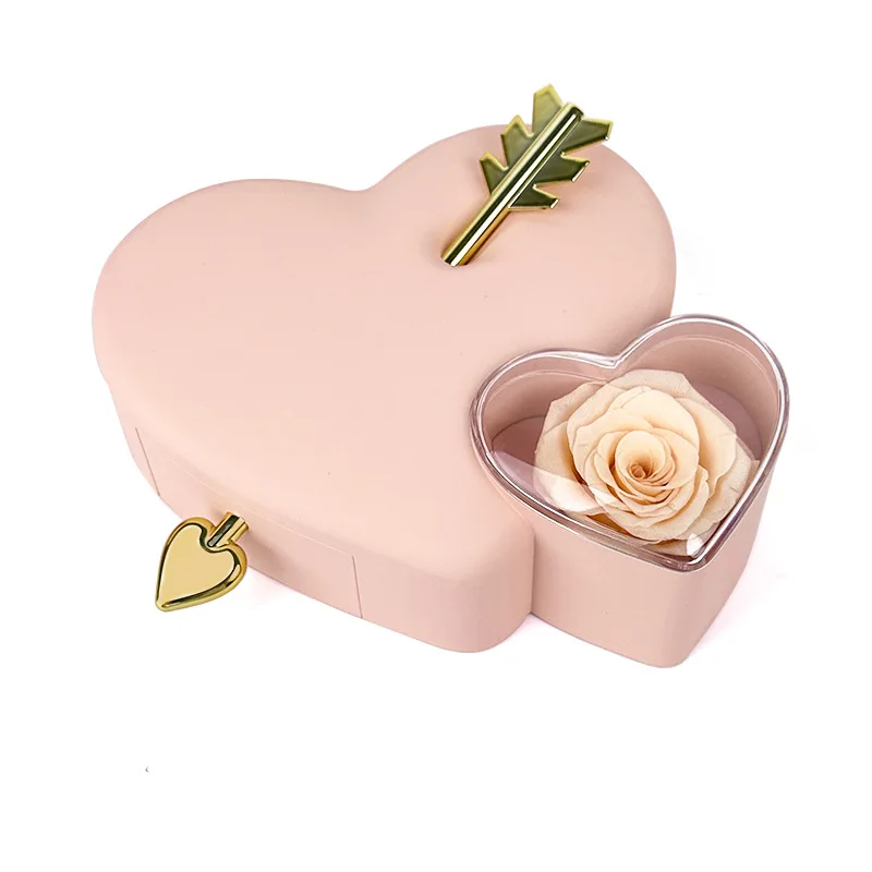 2025 Eternal Rose Jewelry Box with Custom Name Necklace For Girlriend Wife Day Valentine\'s Day Mother\'s Day Special Christmas Gi