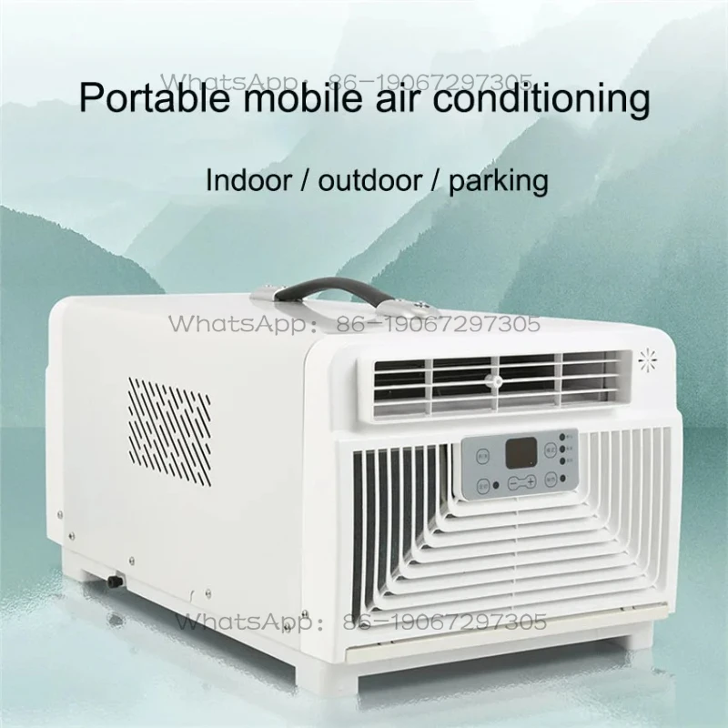 

Подходит для спальни, дома на колесах, кемпера, фургона, грузовика, портативная палатка для кемпинга, кондиционер, малошумный мини-кондиционер