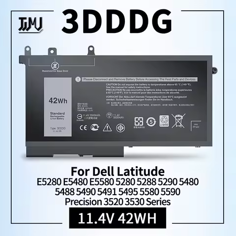 3DDDG Battery for Dell Latitude E5280 E5480 E5580 5280 5288 5290 5480 5488 5490 5491 5495 5580 5590 Precision 3520 3530 45N3J
