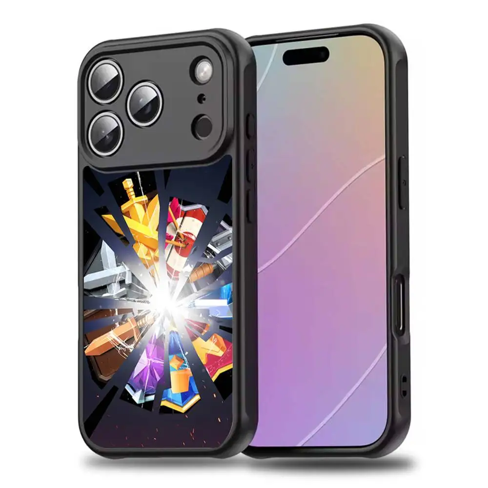 Чехол для телефона C-Clash R-Royale для iPhone 17,16,15,14,13,12,11, Pro, Max, Plus, Mini, SE4, E с магнитной беспроводной зарядкой Magsafe