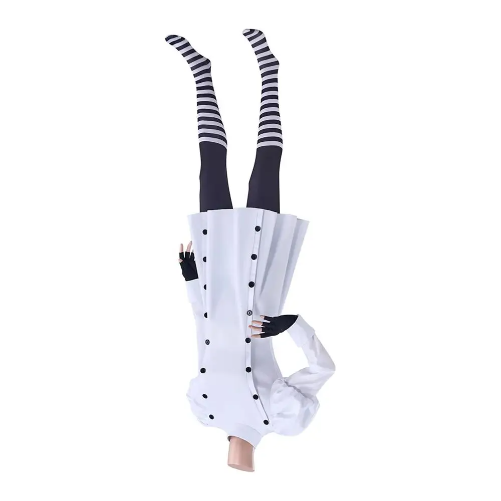 

Steam Powered Cosplay Costume Giraffe White Coat With Pants Scientist Working Suit Halloween Party Outfits