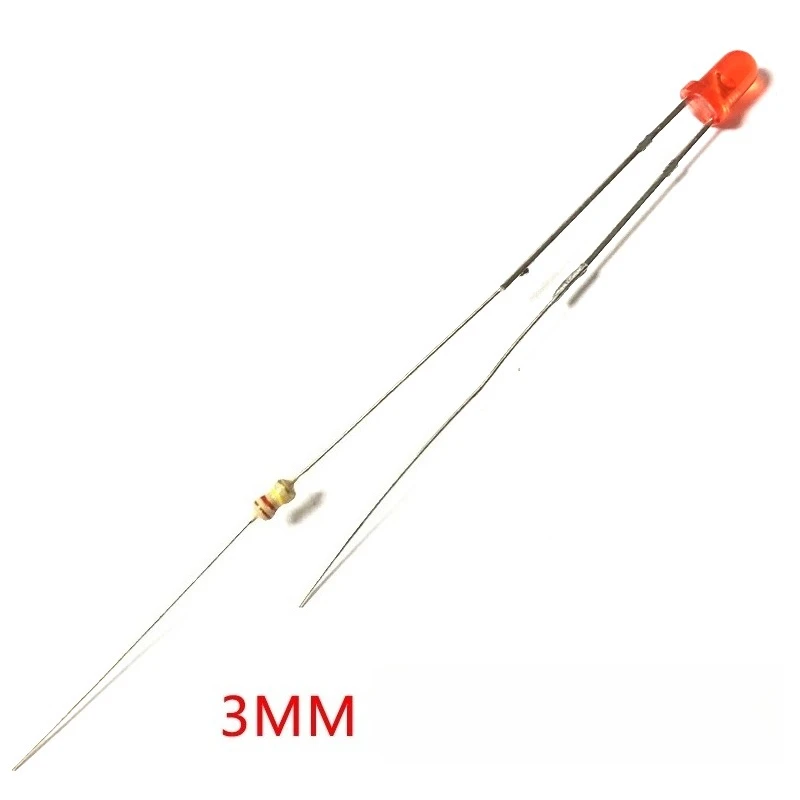 3/5mm Connector LED 257 Square 220V Power Strip Socket Indicator Light Bulb Power Supply Neon Lamp with Resistor Terminal Block