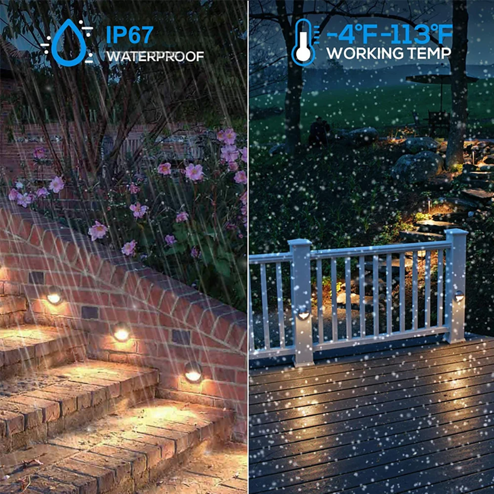 SANDIY External Wall Lights 6W 10W Outdoor Waterproof Lamp Led Stair Lighting for Porch Street Step Balcony Surface Mounted IP67