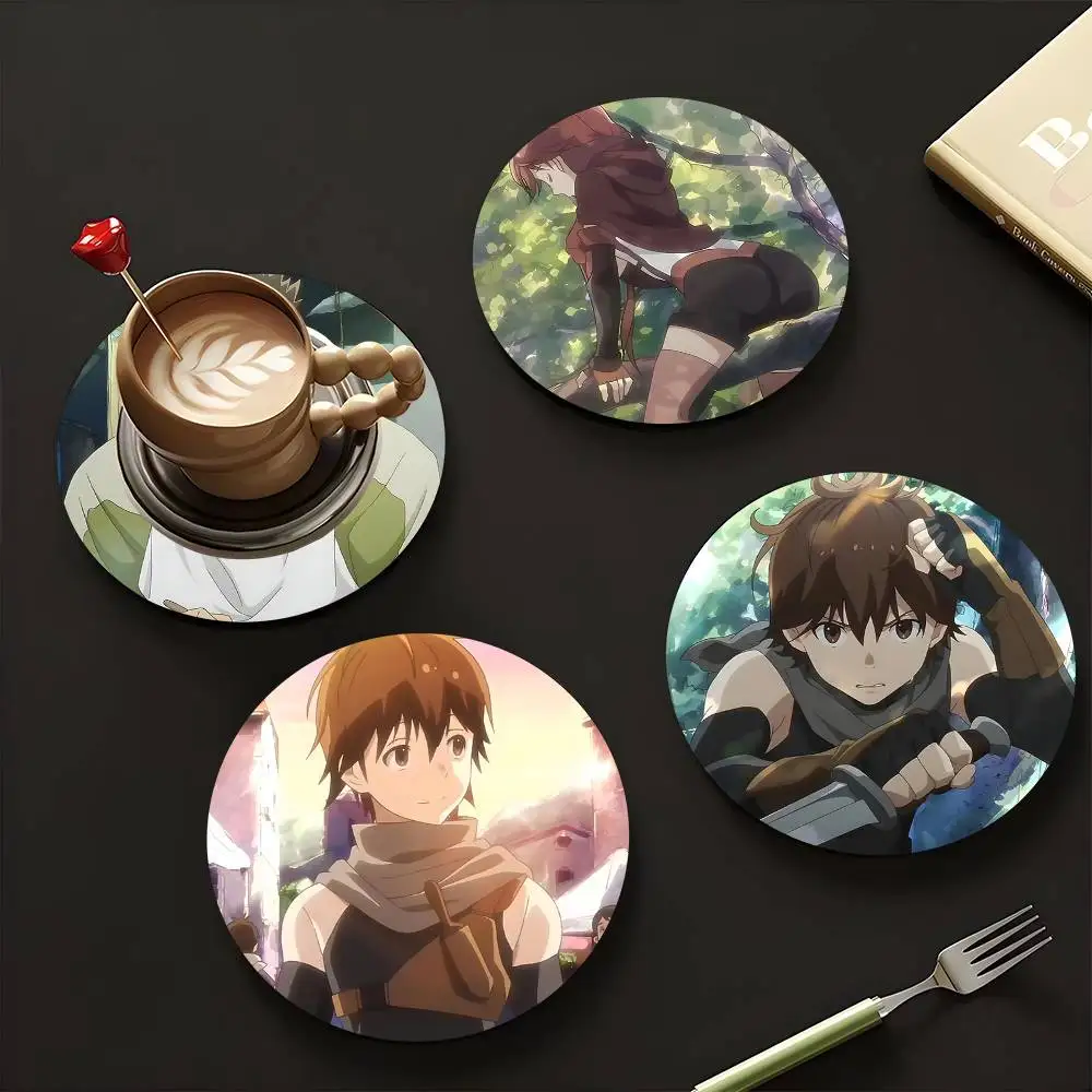 1pc Grimgar Of Fantasy And Ash Wooden Coaster Colour Printing Cup Mat Home Desk Decoration Gifts